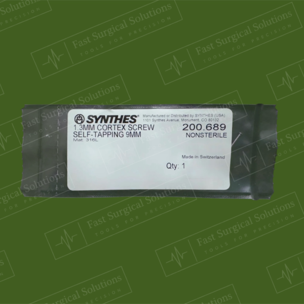 Synthes 200.689 1.3MM CORTEX SCREW SELF-TAPPING 9MM