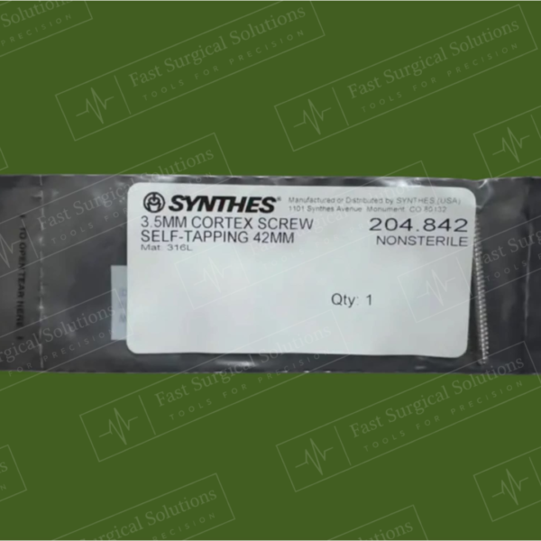Synthes 204.842 3.5MM CORTEX SCREW 20 SELF-TAPPING 42MM