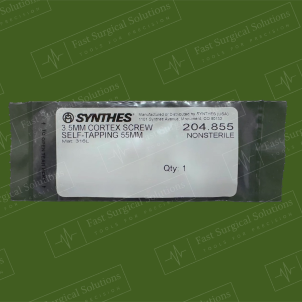 Synthes 204.855 3.5MM CORTEX SCREW SELF-TAPPING 55MM