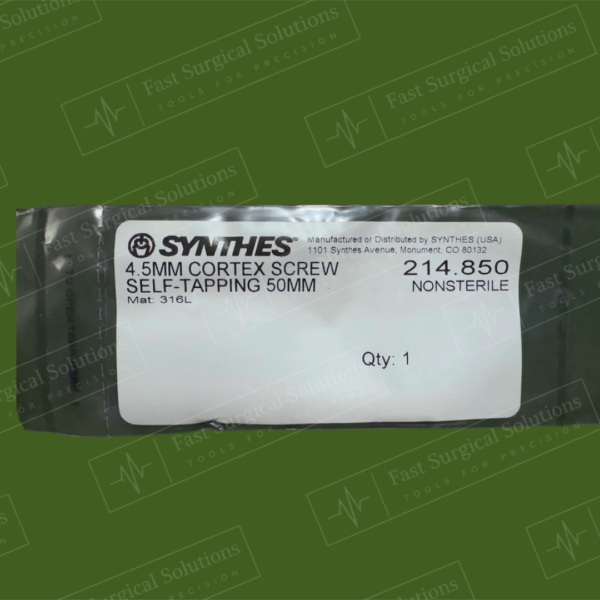 Synthes 214.850 4.5MM CORTEX SCREW SELF-TAPPING 50MM