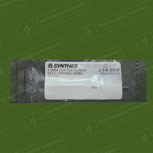 Synthes 214.868 4.5MM CORTEX SCREW SELF-TAPPING 68MM