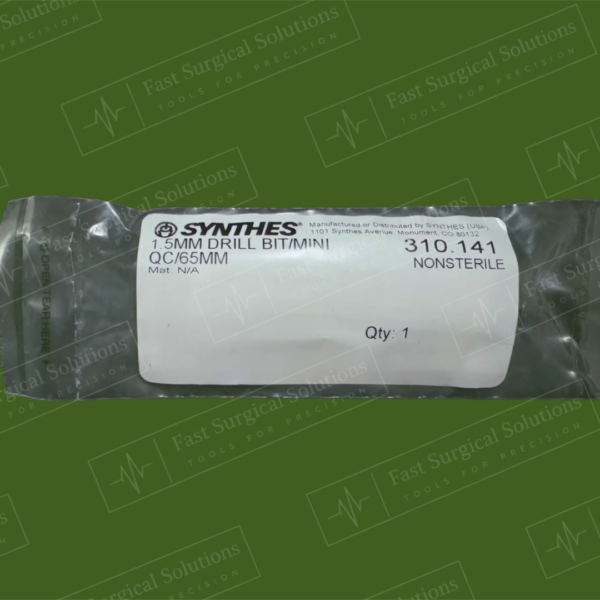 Synthes 310.141 1.5MM DRILL BIT/MINI QC/65MM
