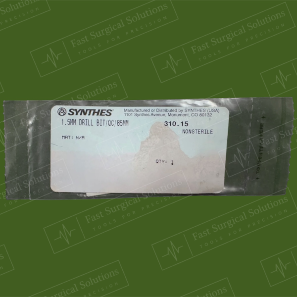 Synthes 310.15 1.5MM DRILL BIT/QC/85MM
