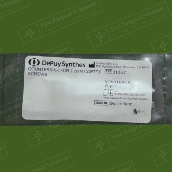 Synthes 310.87 COUNTERSINK FOR 2.7MM CORTEX SCREWS