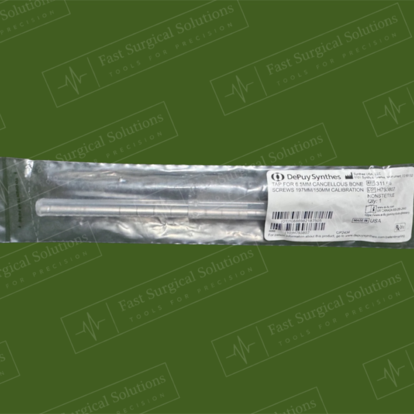 Synthes 311.65 TAP FOR 6.5MM CANCELLOUS BONE SCREWS 197MM/150MM CALIBRATION