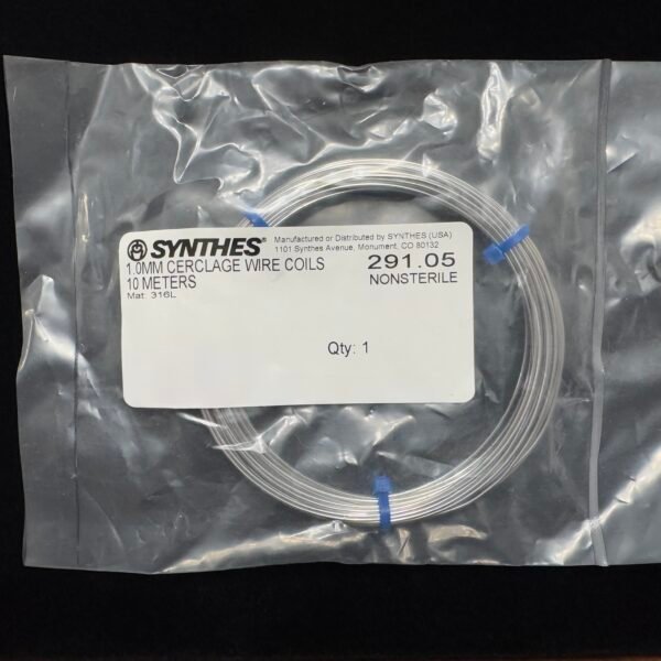 Synthes 291.05 1.0MM CERCLAGE WIRE COILS 10 Meters