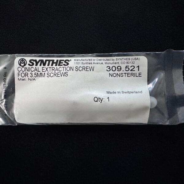 Synthes 309.521 CONICAL EXTRACTION SCREW FOR 3.5MM SCREWS