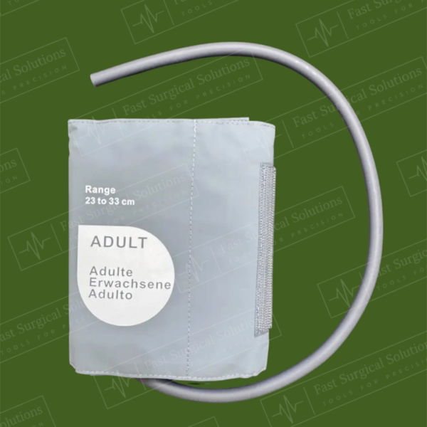 CABLES and SENSORS F1880S0 Reusable NIBP Cuff, Single Tube, Adult, 23cm-33cm