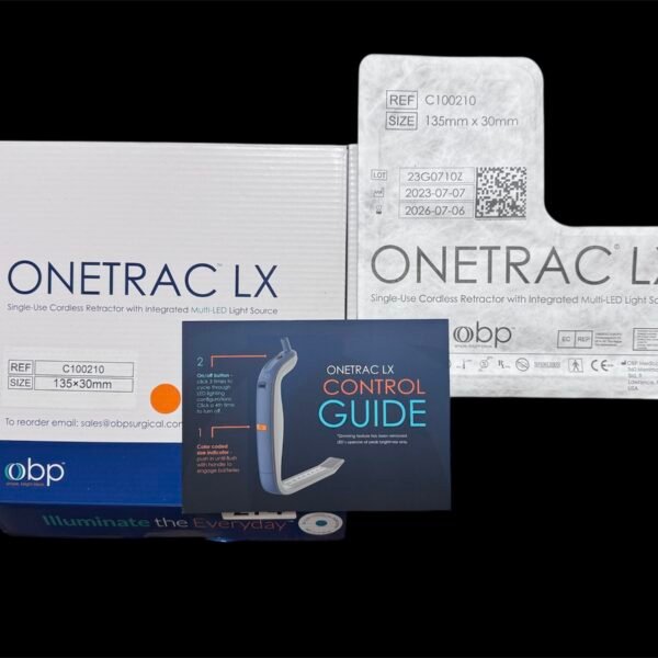 Onetrac LX Single-Use Cordless Retractor W/ Integrated Multi-LED light Source