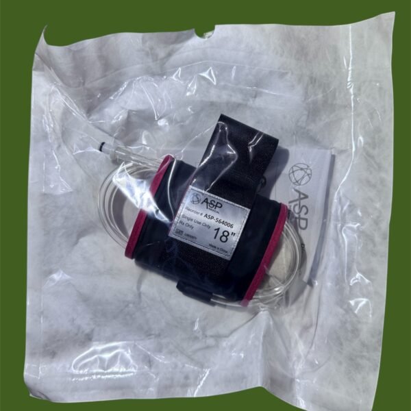 ASP Medical ASP-564006 Disposable Tourniquet Cuff – 18” x 4” (Red) – Sterile10/Bx