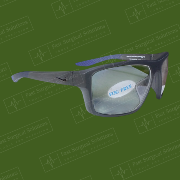Nike FJ2259 Radiation Protection Glasses – Dark Gray / Racer Blue Size Large