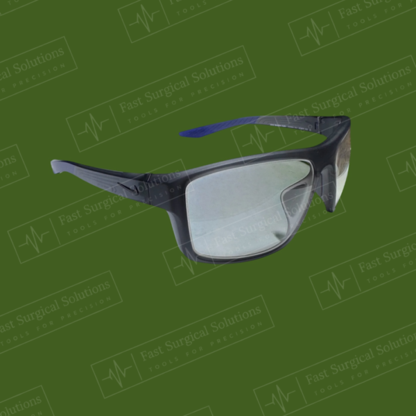 Nike DC3294 Radiation Protection Glasses – Dark Gray / Racer Blue Size Medium / Large